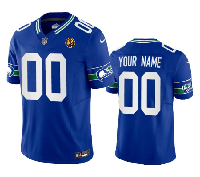 Custom Seattle Seahawks Vapor F.U.S.E. Limited Jersey